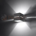 Nowoczesny kinkiet Lobo lampa ścienna szara