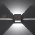 Nowoczesny kinkiet Lobo lampa ścienna szara - 4