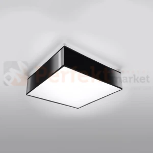 Nowoczesna Kwadratowa Lampa sufitowa Plafon Horus 35 Czarny