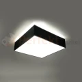 Nowoczesna Kwadratowa Lampa sufitowa Plafon Horus 35 Czarny - 3