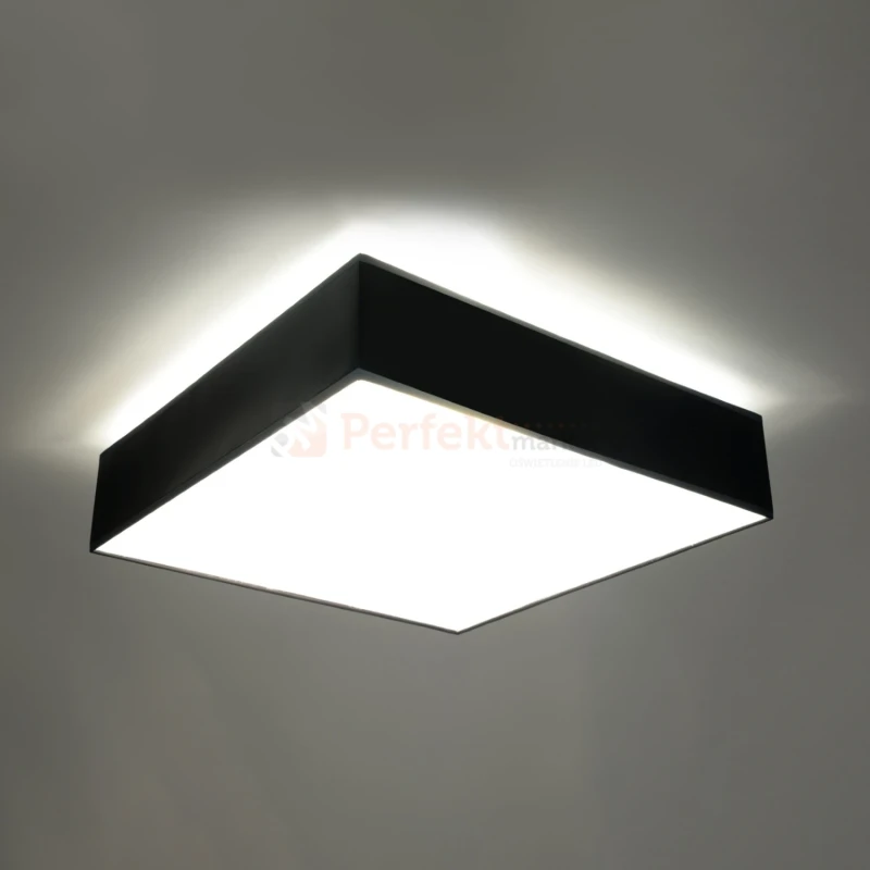 Nowoczesna Kwadratowa Lampa sufitowa Plafon Horus 45 Czarny - 8