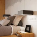 Nowoczesna Kwadratowa Lampa sufitowa Plafon Horus 45 Czarny - 8