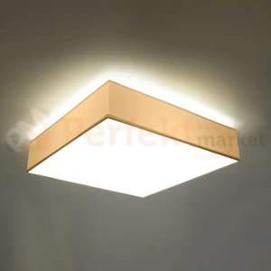 Nowoczesna Kwadratowa Lampa sufitowa Plafon Horus 45 Biały