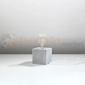 Lampa biurkowa betonowa Ariz E27 Sollux SL.0683