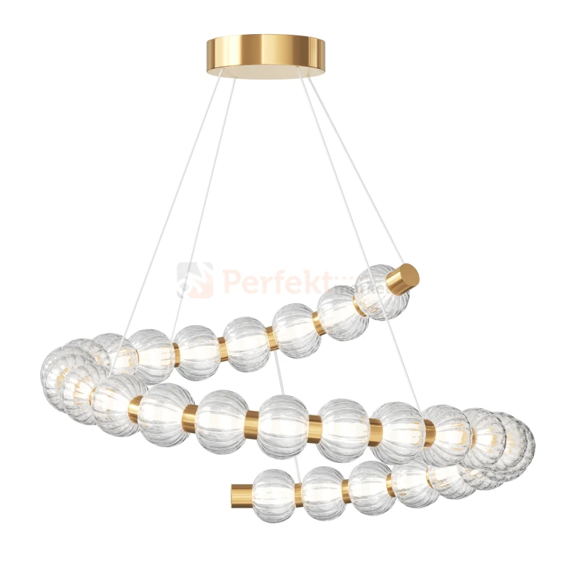 Lampa wisząca Amulet złota szklane kule metal LED 3000K Maytoni - 7
