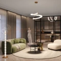Lampa wisząca Amulet złota szklane kule metal LED 3000K Maytoni - 6