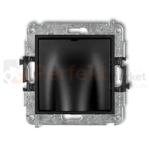 KARLIK MINI wypust kablowy czarny mat 12MWPK