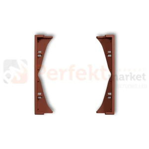 KARLIK MINI ramka pośrednia do gniazd podwójnych terakota 63MRP-2