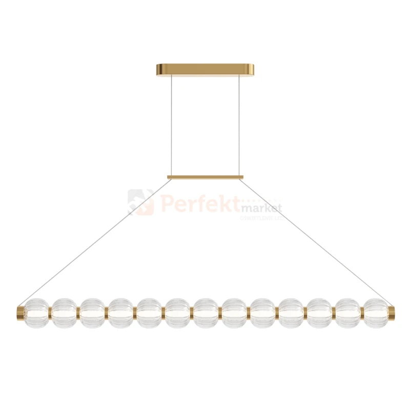 Lampa wisząca Amulet złota szklane kule podłużna LED 3000K Maytoni - 6