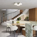 Plafon sufitowy OMIQ beżowy 4xE27 SL.1679 Sollux Lighting - 10