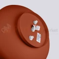 Plafon sufitowy OMIQ ochra czerwona 4xE27 SL.1681 Sollux Lighting - 6