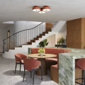 Plafon sufitowy OMIQ ochra czerwona 4xE27 SL.1681 Sollux Lighting - 10