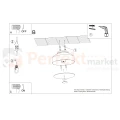 Plafon sufitowy OMIQ taupe 4xE27 SL.2279 Sollux Lighting - 9