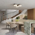 Plafon sufitowy OMIQ taupe 4xE27 SL.2279 Sollux Lighting - 10