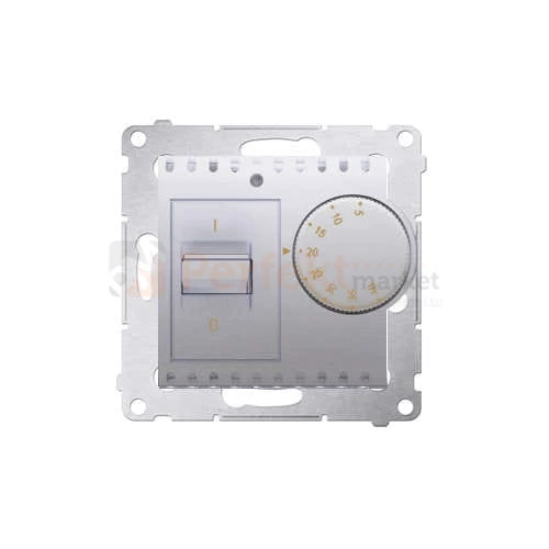 DRT10W.02/43 Simon 54 termoregulator Regulator temperatury srebrny mat metalizowany bez ramki perfektmarket