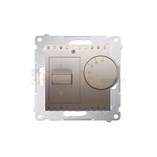DRT10W.02/44 Simon 54 termoregulator Regulator temperatury złoty mat metalizowany bez ramki perfektmarket