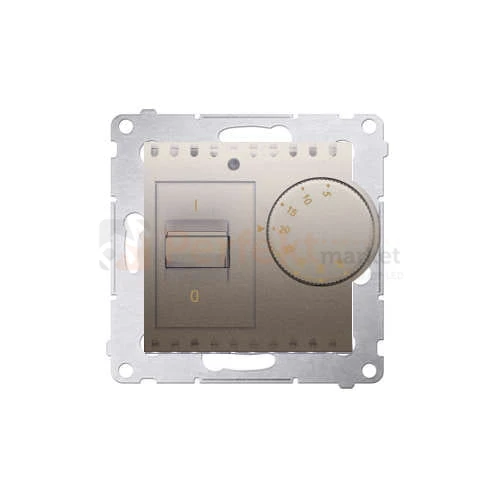 DRT10W.02/44 Simon 54 termoregulator Regulator temperatury złoty mat metalizowany bez ramki perfektmarket