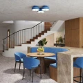 Plafon sufitowy OMIQ błękitny 4xE27 SL.2287 Sollux Lighting - 10