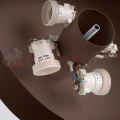 Plafon sufitowy OMIQ brązowy 4xE27 SL.2286 Sollux Lighting - 7