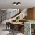 Plafon sufitowy OMIQ brązowy 4xE27 SL.2286 Sollux Lighting - 10
