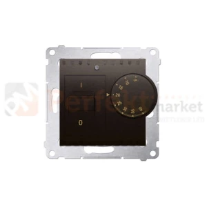 Regulator temperatury 16A Simon 54 DRT10W.02/46 brąz mat metalizowany