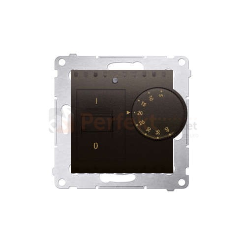 DRT10W.02/46 Simon 54 termoregulator Regulator temperatury brąz mat metalizowany bez ramki perfektmarket