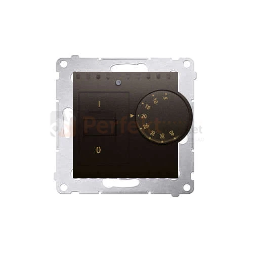 DRT10W.02/46 Simon 54 termoregulator Regulator temperatury brąz mat metalizowany bez ramki perfektmarket