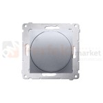 DS9T.01/43 Simon 54 Ściemniacz naciskowo-obrotowy do LED ściemnialnych 20-500W srebrny mat metalizowany bez ramki perfektmarket