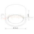 Plafon sufitowy MODO biały 1xGx53 SL.2434 Sollux Lighting - 8