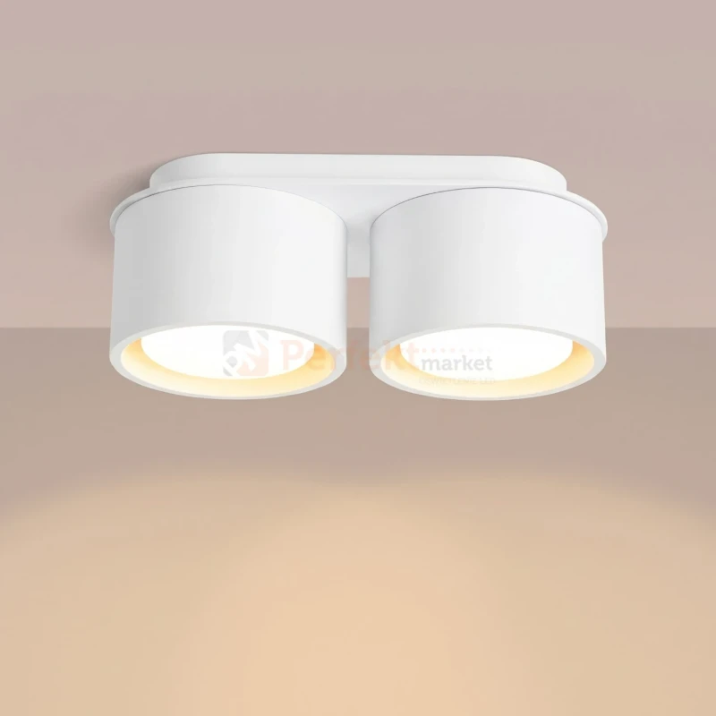 Plafon sufitowy MODO biały 2xGx53 SL.2435 Sollux Lighting - 12