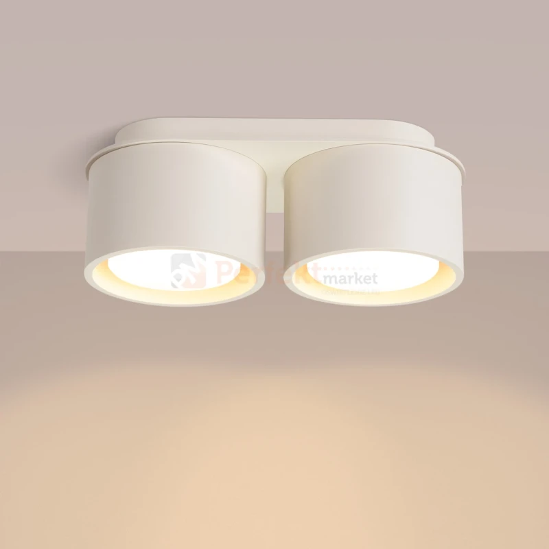 Plafon sufitowy MODO beżowy 2xGx53 SL.2443 Sollux Lighting - 12