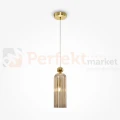 Lampa wisząca Antic złota szklany klosz glamour art deco 1xE14 Maytoni