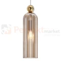 Lampa wisząca Antic złota szklany klosz glamour art deco 1xE14 Maytoni - 3