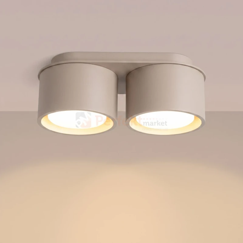 Plafon sufitowy MODO taupe 2xGx53 SL.2447 Sollux Lighting - 12