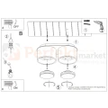 Plafon sufitowy MODO taupe 2xGx53 SL.2447 Sollux Lighting - 9