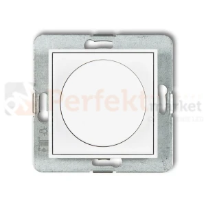 KARLIK MINI regulator elektroniczny oświetlenia przyciskowo-obrotowy do lamp LED biały MRO-2