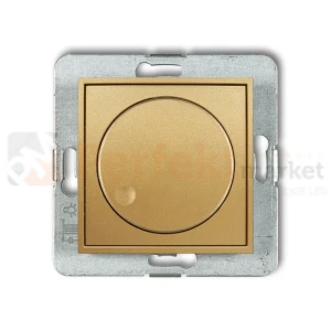KARLIK MINI regulator elektroniczny oświetlenia przyciskowo-obrotowy do lamp LED złoty 29MRO-2