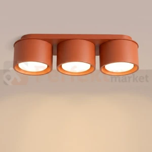 Plafon sufitowy MODO ochra czerwona 3xGx53 SL.2452 Sollux Lighting