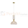 Lampa wisząca Antic złota szklany klosz clear glamour art deco 1xE27 Maytoni - 2