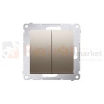 DZP1.01/44 Simon 54 Łącznik żaluzjowy złoty mat metalizowany bez ramki perfektmarket