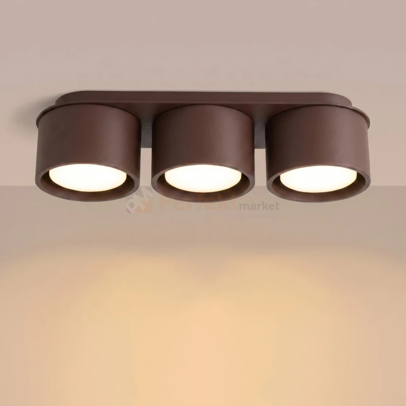 Plafon sufitowy MODO brązowy 3xGx53 SL.2484 Sollux Lighting - 12