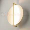 Kinkiet LED MIRA 3000K okrągły dysk światło odbite złoty profil Maytoni - 6