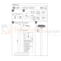 Latarnia solarna parkowa PATIO 20W 2100lm 3000_4000K 40cm IP65 czarna montaż.webp