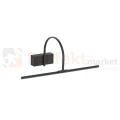 Kinkiet ścienny ARTLINE LED S 11957 czarny regulowany IP20 45cm 3000K
