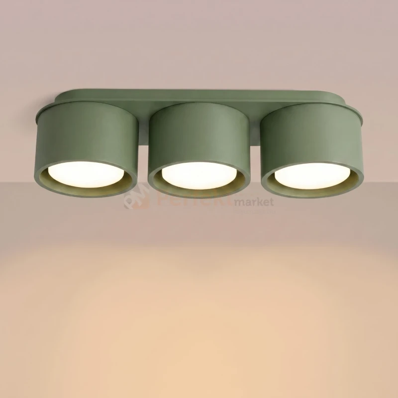 Plafon sufitowy MODO zielony oliwkowy 3xGx53 SL.2464 Sollux Lighting - 12
