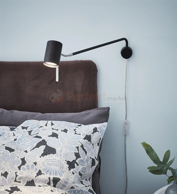 Lampa na wysięgniku Markslojd Alice 107224 czarna