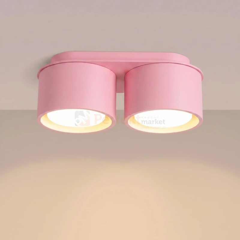 Plafon sufitowy MODO różowy 2xGx53 SL.2467 Sollux Lighting - 12