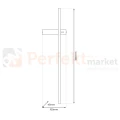 Kinkiet LED liniowy podłużny VISION 4W LED 3000K 30cm czarny - 3