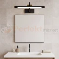 Kinkiet LED nad lustro regulowany na ramieniu VINCI 12W 40cm IP44 4000K czarny - 3