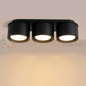 Plafon sufitowy MODO czarny 3xGx53 SL.2440 Sollux Lighting